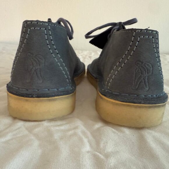 Rare Clarks Desert Trek - light blue suede - US Men's 8 - Picture 2 of 6